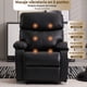 thumbnail image 3 of Sillon Masajeador, Sillon Reclinable de 360° Adultos Tipo Cine 8 Modos de Masaje con Soporte Lumbar, Reposapiés Retráctil, Sillas Giratorias Manuales para Sala de Estar y Dormitorio (Negro), 3 of 9