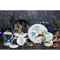 thumbnail image 2 of STP Goods Winter Forest Bone China Dessert Plate Set of 2 in Gift Box 7.5" (19 cm) Vintage Plates Appetizer Plates Salad Plates Christmas Collection, 2 of 12