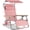 Flamingo, variant on Beach Chair with Adjustable Canopy, Folding Zero Gravity Reclining Camp Lounge Chair with Backpack Straps & Side Pocket, Aluminum Frame Supports 350 lbs - Flamingo