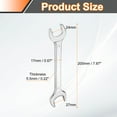 thumbnail image 2 of Llave de boca doble Uxcell 24 mm x 27 mm Llave en U métrica, 2 of 7