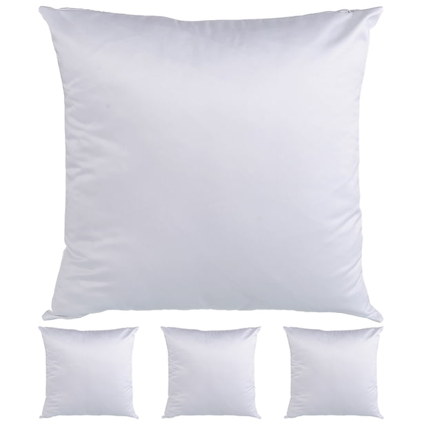 4 piezas de sublimación fundas de almohada de almohadilla blanca cubiertas de almohadas en blanco