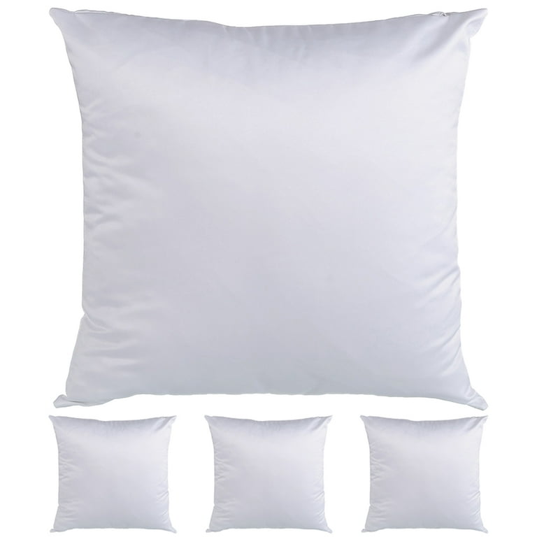 Blank Sublimation Pillow Covers 18x18 Polyester Linen Pocket Pillow Cover
