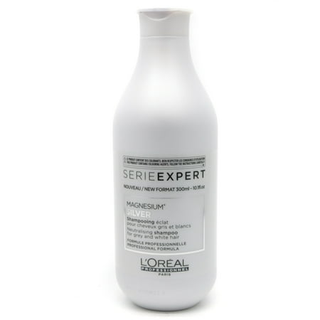 L'Oreal Professionnel Serie Expert - Silver Magnesium Neutralising Shampoo (For Grey and White Hair) (Best Silver Shampoo For White Hair)