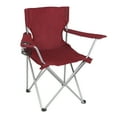 thumbnail image 4 of Ozark Trail Basic Quad Folding Camp Chair with Cup Holder, Red, Adult, 4 of 10