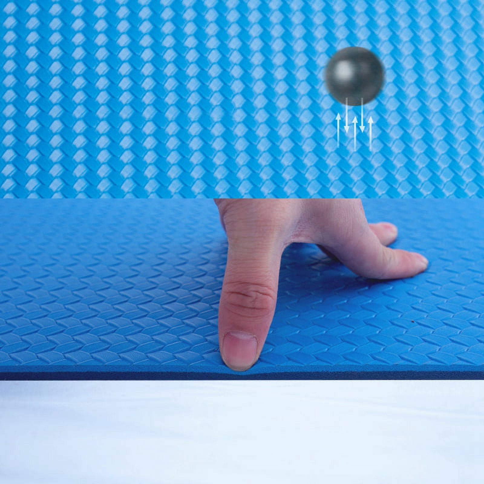 Ray Star Extra Thick Yoga Mat 24"X68"X0.31" Thickness 0.31 Inch -Eco Friendly Material- With High Density Anti-Tear Exercise Bolster