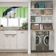 thumbnail image 5 of LALILO Kitchen Curtain Valance Australian Little Penguin Fairy Rod Pocket Window Curtain 52"x 18" Set of 2, 5 of 5