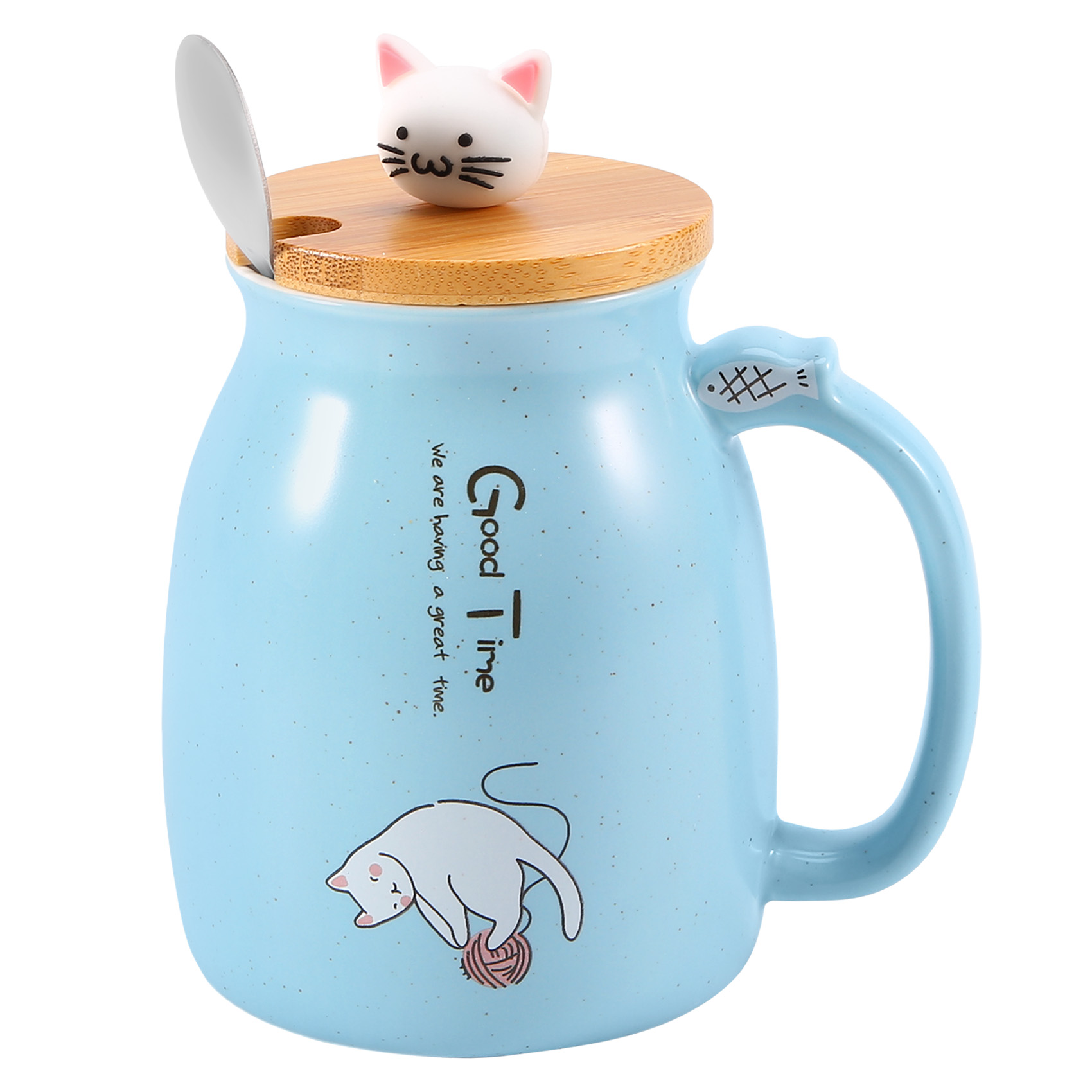 sesame cat heat resistant cup