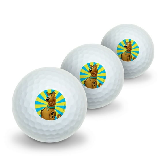 Scooby-Doo Character Novelty Golf Balls 3 Pack