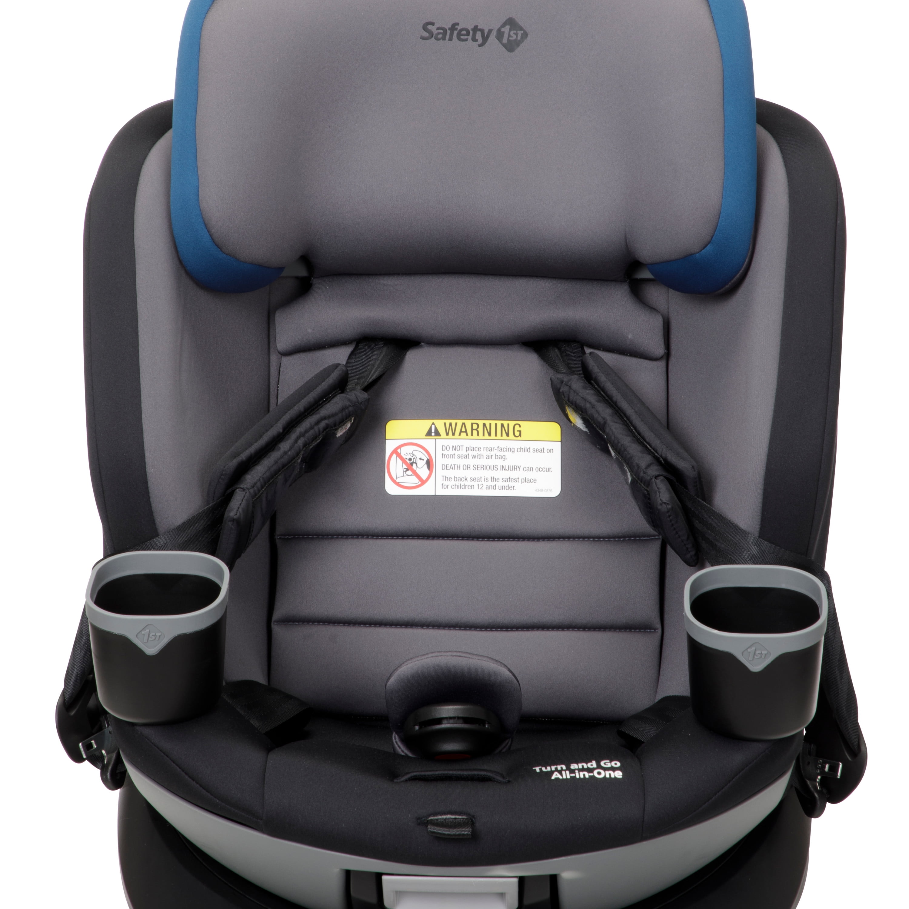 Safety 1st Turn and Go 360 Rotating All-in-One Convertible Car Seat, Black Beauty