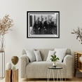thumbnail image 4 of Historic Framed Print, [Amalia Freud, seated center, and her five daughters, full-length portrait, facing front, seated and standing on porch], 17-7/8" x 21-7/8", 4 of 9