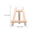 thumbnail image 4 of 2Pcs 15x20cm Wood Easel artist Art Easel Craft Wooden Adjustable Table Stand Display Holder Calendar Display Rack for Children, 4 of 7