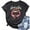 Grey2, variant on Womens Rock N Roll T Shirts Crewneck Short Sleeve Leopard Lips Guitar Graphic Vintage Band Casual Tee Tops