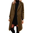 thumbnail image 2 of Veste d'Hiver pour Femmes Col Montant Coupe-Vent Ample, 2 of 9