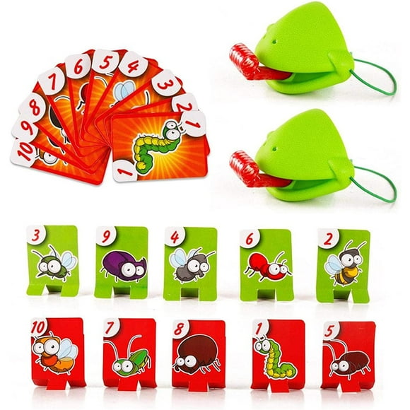 Multiplayer Board Game: Greedy Chameleon, Chameleon Eats Mosquitoes, Tongue Ejection Card, New Exotic Desktop Toy