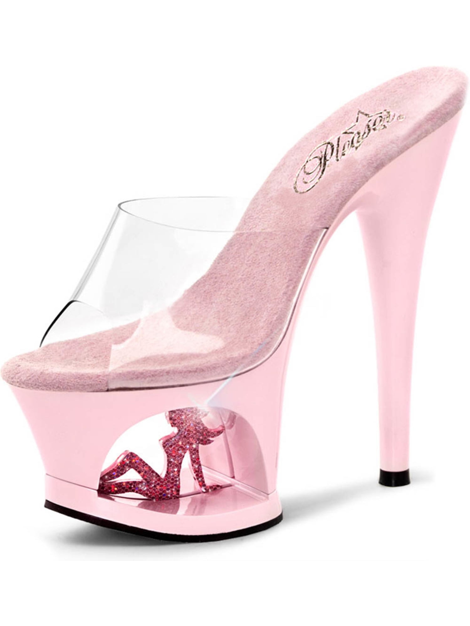 pale pink heeled sandals