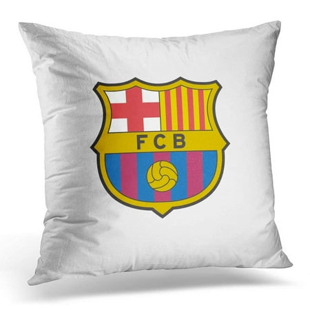 - USART Barca Surabaya Indonesia Feb 2018 Barcelona Fc Professional Football Club Based in Catalonia Spain Brand Pillow Case Pillow Cover 20x20 inch