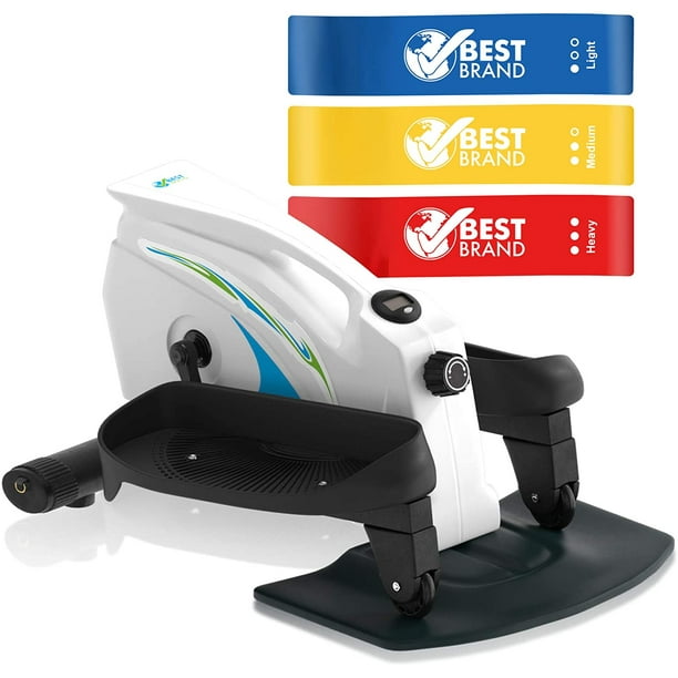 Under Desk Elliptical Exercise Trainer Premium Compact Elliptical for