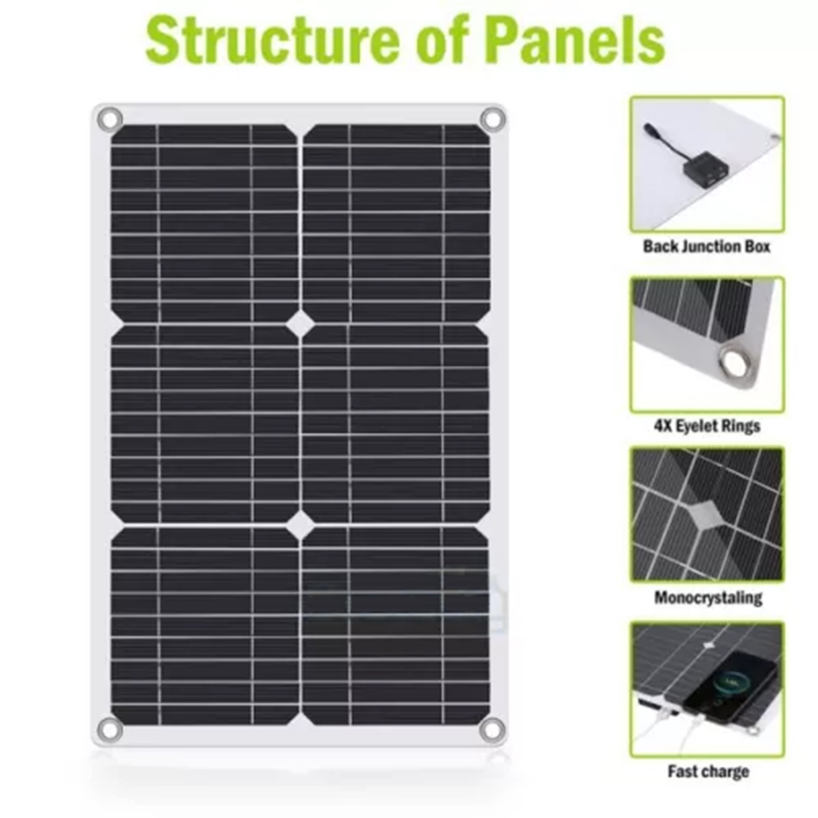 400W Watt Flexible Solar Panel 12V Mono Home RV Rooftop Camping Off-Grid Power Outdoor Portable Solar Panels
