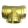 thumbnail image 2 of 2 "Tee * * Rosca Conector De Latón Adaptador Instalación De Tubería Cola Adaptador de rosca de latón de 3 vías, 2 of 8