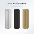 thumbnail image 6 of Stanford 48"W x 74"H Sliding Alcove Shower Door in Satin Nickel, 6 of 12