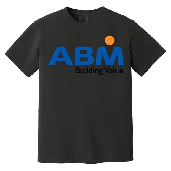 ABM Industries Building Value Corporate Business Logo Graphic Comfort Color T-Shirt