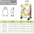 thumbnail image 4 of Stretch Luggage Cover L(25-28in)– Elastic Travel Suitcase Protector with Handle Openings & Bottom Closure, Washable Polyester Spandex Suitcases Cover, Floral Flowers Print, 4 of 5