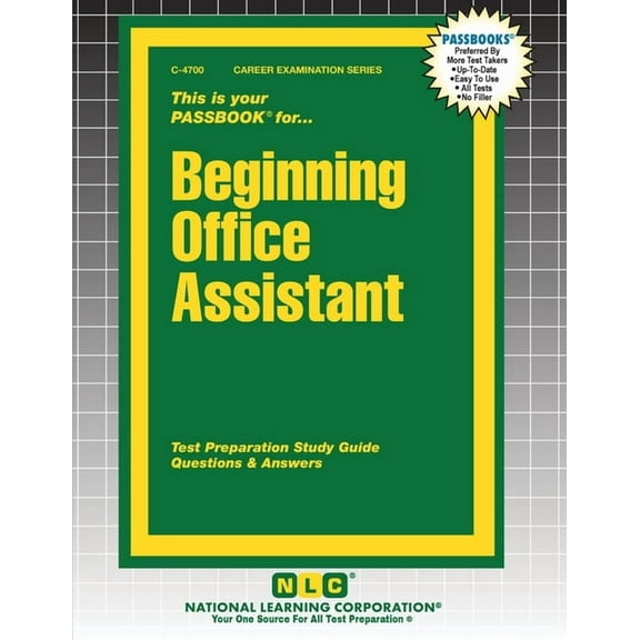 Career Examination Beginning Office Assistant, Book 4700, (Paperback)