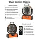 thumbnail image 5 of ADUST Ventilador de camping portátil con luz LED – 20000 mAh recargable, oscilante con rotación de 360 ​​grados, gancho para colgar para tiendas de campaña, ventilador de escritorio USB, 5 of 5