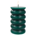 thumbnail image 3 of (2 pack) Better Homes & Gardens Unscented Bubble Pillar Candle, 3x5 Inches, Green, 3 of 7