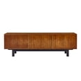 thumbnail image 5 of SEI Furniture Welling 63" TV Stand in Dark Tobacco and Black, 5 of 11