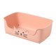 thumbnail image 2 of Caja de almacenamiento debajo del escritorio, contenedor de almacenamiento con ruedas para el pecho, bolso artesanal, cesta, contenedor para oficina, Rosa, 2 of 8