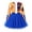 Blue, variant on Halloween Anime Cosplay Costume, Halloween Costume Role Play Theme Party Costume, Long Sleeve Dress