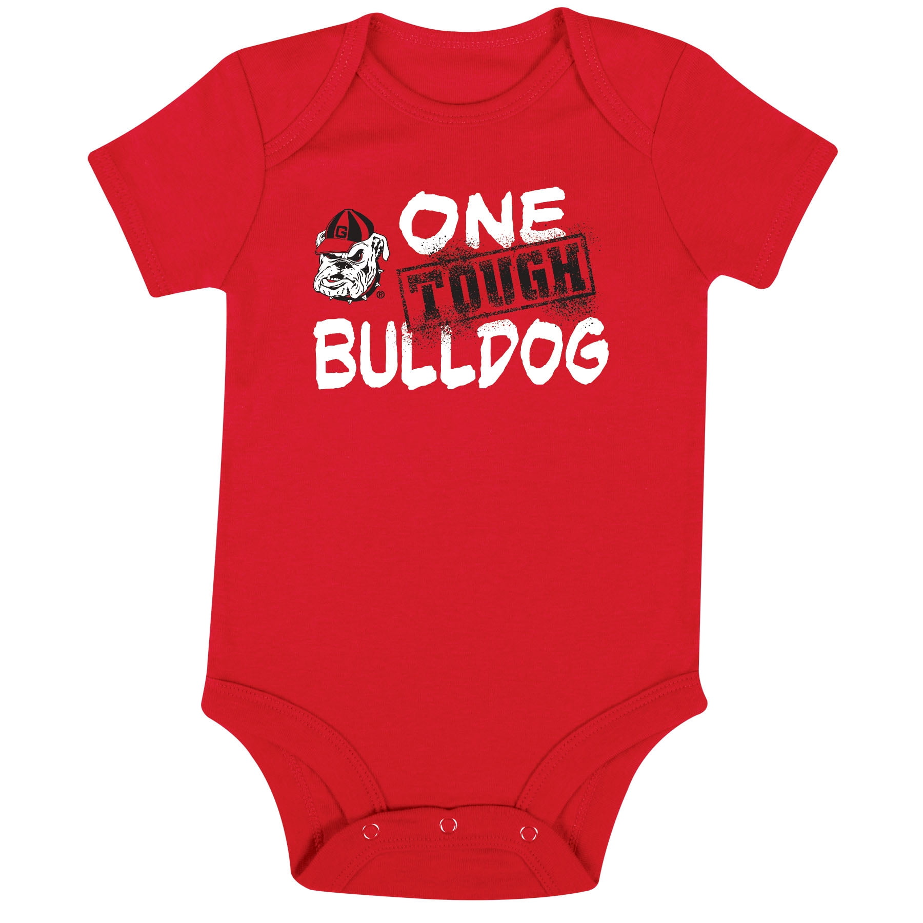 NCAA Georgia Bulldogs Infant & Toddler Onesies, 3-Pack
