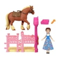 thumbnail image 6 of Disney Princess Belle & Philippe Small Doll & Horse Set with Stable Playset & Accessories, 6 of 6