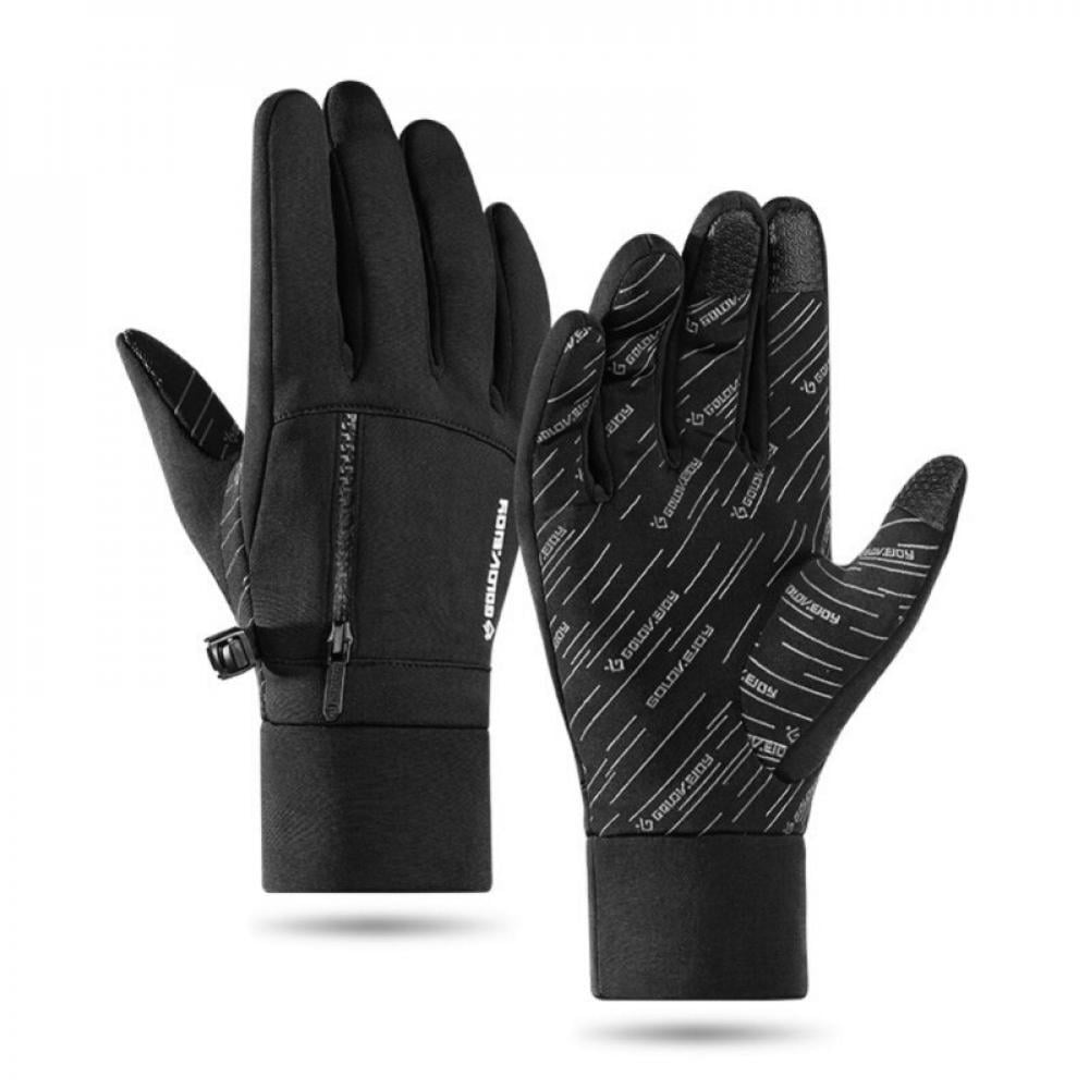 Windproof Warm Gloves For Winter Anti Slip Silicon Touch Screen Full Finger 