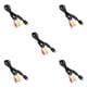 thumbnail image 2 of Seitruly 1.8M AV to RCA Audio Cable Triple Thick Controllers Wire Composite Line Copper PS2 Easy Ultra Leads Installment for TV Type2 NO2, 2 of 6