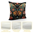 thumbnail image 4 of ONETECH Retro Butterfies Pillow Covers Decorative Abstract Tropical Flowers Throw Pillow Covers Vivid Floral Boho Cushion Case Nordic Style Pillowcase Decorations for Couch Sofa, 4 of 5