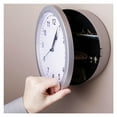 thumbnail image 2 of Hidden Safes Wall Clock with Secret Compartment Simple and Generous Design Wall Clock ,Easy to Use, 2 of 6