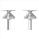 thumbnail image 1 of 2X R18/R30 Broca Enrutadora para Carpintería con Vástago de 1/2 Pulgada Brocas Enrutadoras de Doble Flauta Fresa para Herramientas Manuales de Madera B, 1 of 8