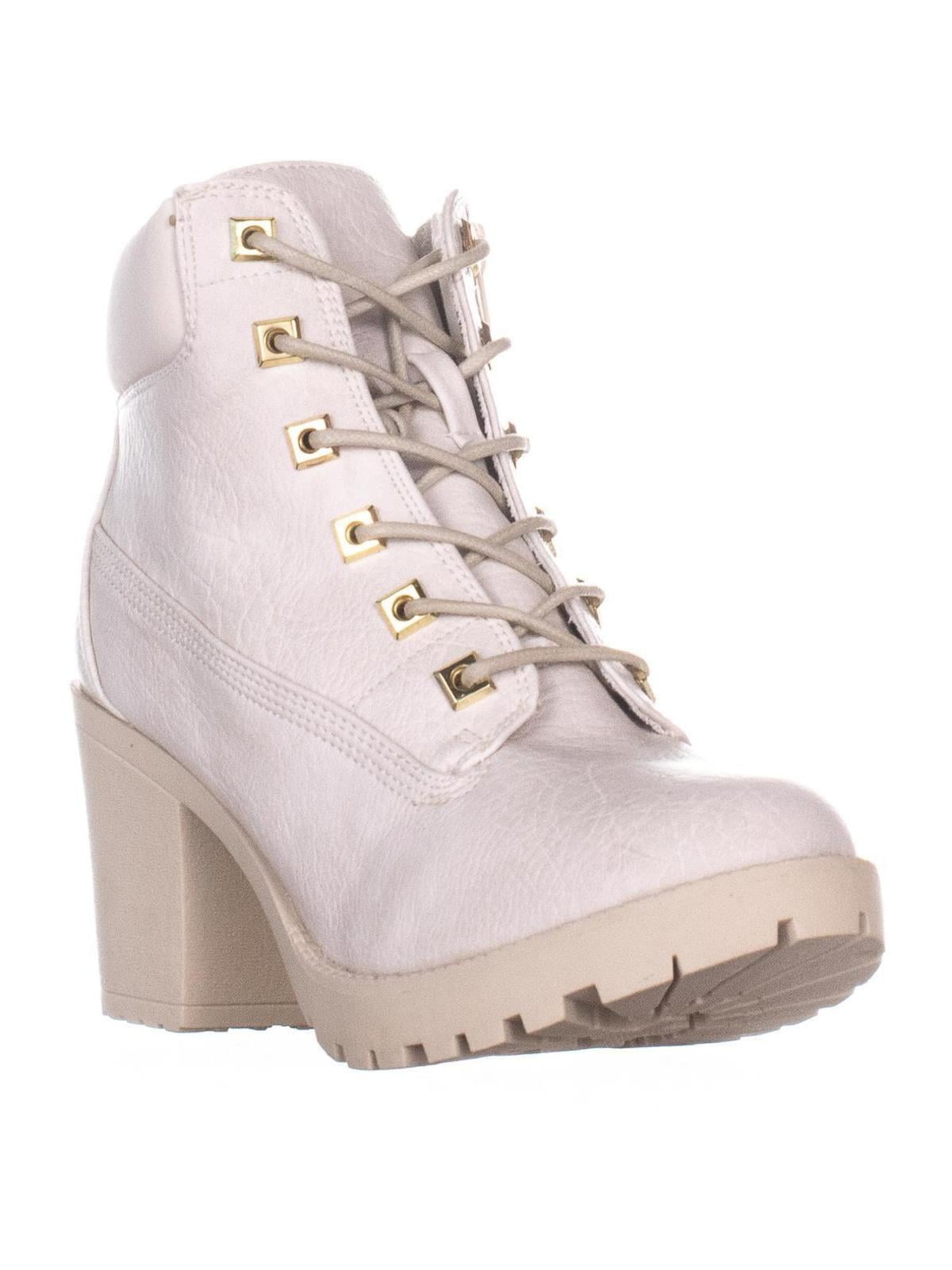 Lace Up Heeled Ankle Boots 