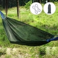 thumbnail image 4 of Portable Cotton Rope Outdoor Ice Silk Hammock Swing Hammoc Netting L7W4, 4 of 8