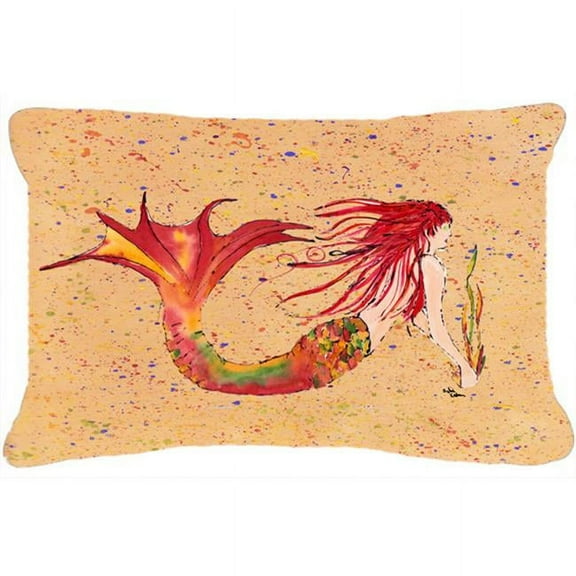 Mermaid Indoor & Outdoor Fabric Decorative Pillow