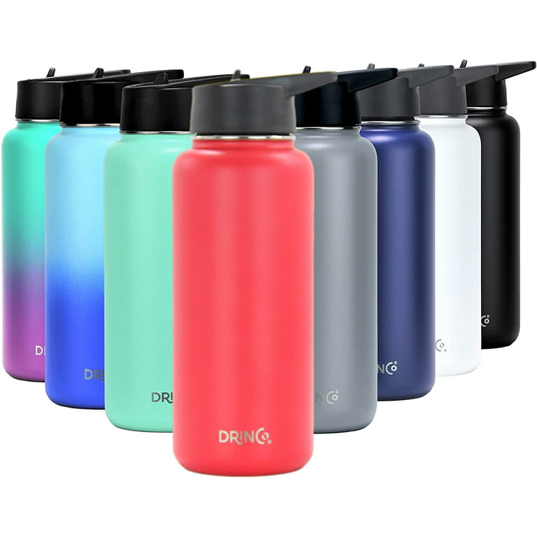 Simple Modern 40oz Summit Water Bottles with Straw Lid - Vacuum Insulated  Tumbler Double Wall Travel Mug 18/8 Stainless Steel Flask - Ombre: Violet  Sky 