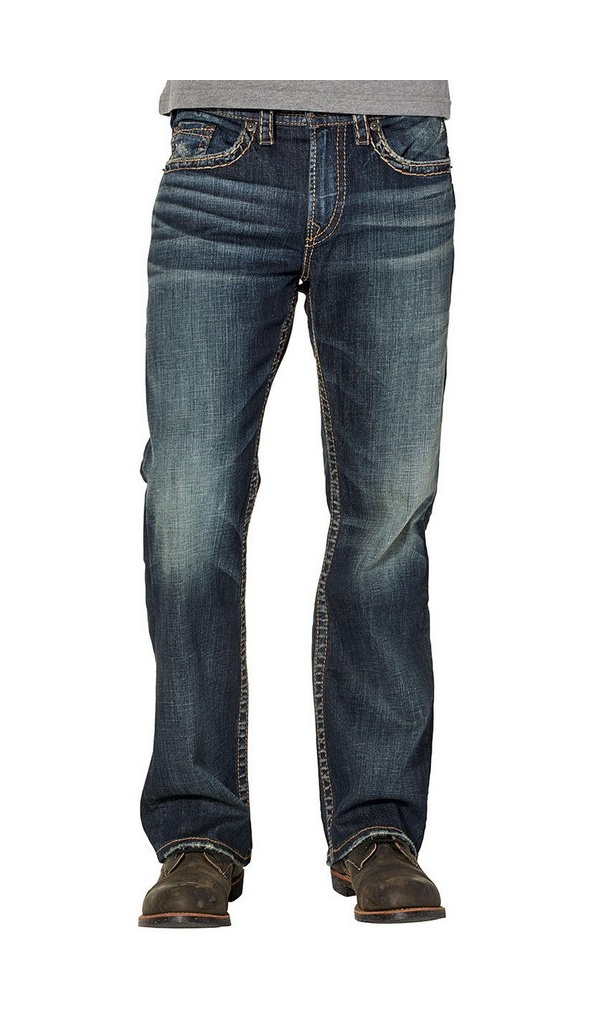 mens bootcut distressed jeans