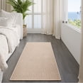 thumbnail image 4 of QiCaiJia 2x5 ft Brown Boho Runner Rugs Mat Non Slip Woven Kitchen Runners for Hallways Washable, Soft Long Entryway Laundry Hall Floor Runner Carpet for Indoor Backdoor Bedroom Kitchen Living Room, 4 of 8