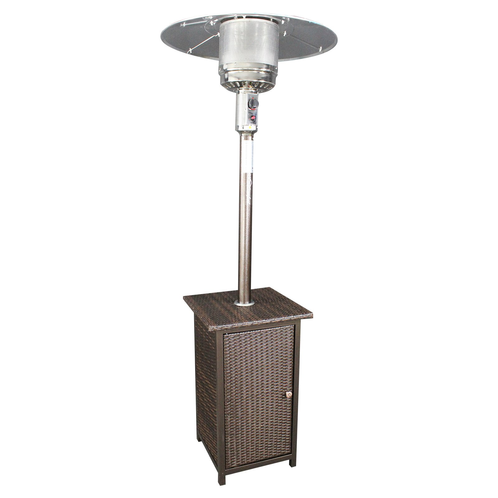 HCPHWKR GH Patio Heater LP with Wicker Stand
