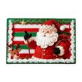 thumbnail image 2 of Christmas Rug Mat | Holiday Decor for Living Room Bedroom Kitchen Bathroom Entryway | Festive Floor Mat 40x60cm Soft Polyester Washable, 2 of 6