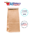 thumbnail image 4 of Bakery Bags Paper Bags Tin Tie Tab Bags Cookie Bags, Coffee Bags Tin Tie Bags (1/2 LB 25 Pack Kraft with No Window), 4 of 4