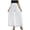 White, variant on HNMKIU Flowy Pants for Women Plus Size Chiffon Wide Leg Palazzo High Elastic Waist Casual Business Trousers for Women Black,L