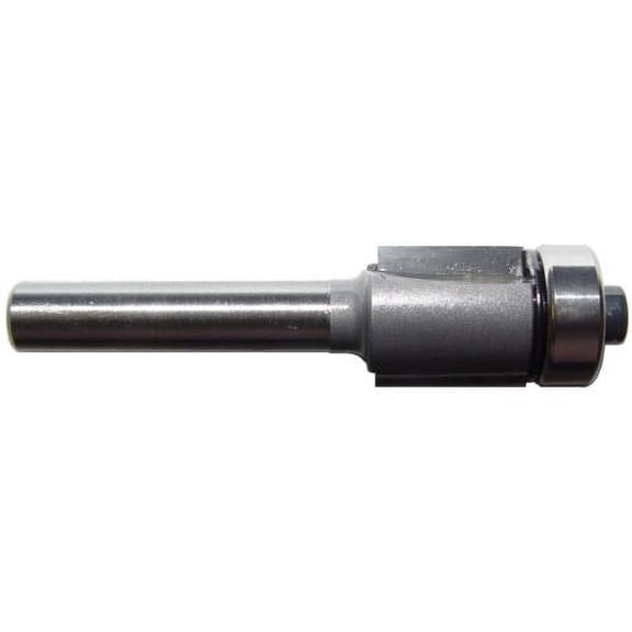 Magnate 306 Flush Trim 2-Flute Router Bit - 1/2" Overall Diameter, 1" Cutting Length, 3/8" Shank Diameter, BR-03 Bearing, 1-1/2" Shank Length
